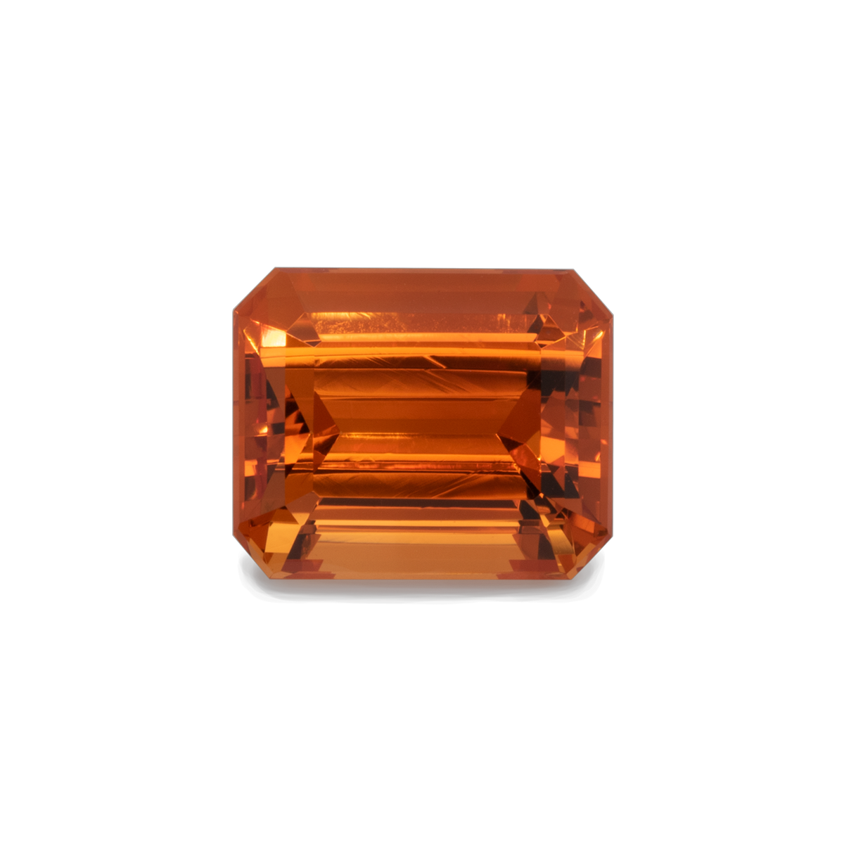Mandarin Garnet - orange, octagon, 11x9 mm, 7.07 ct, No. MG50002