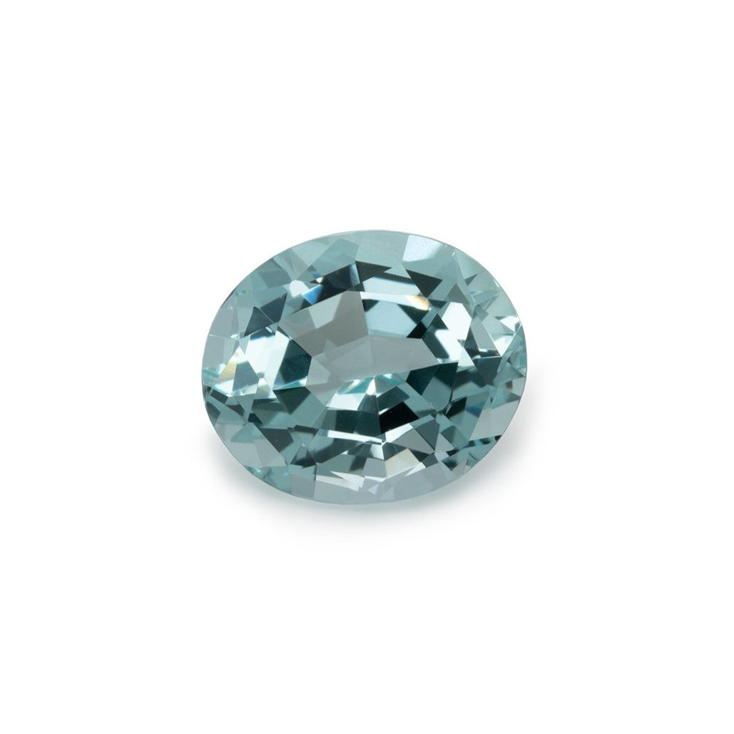 Beryl - green, oval, 13x11 mm, 5.26 ct, No. BY20001