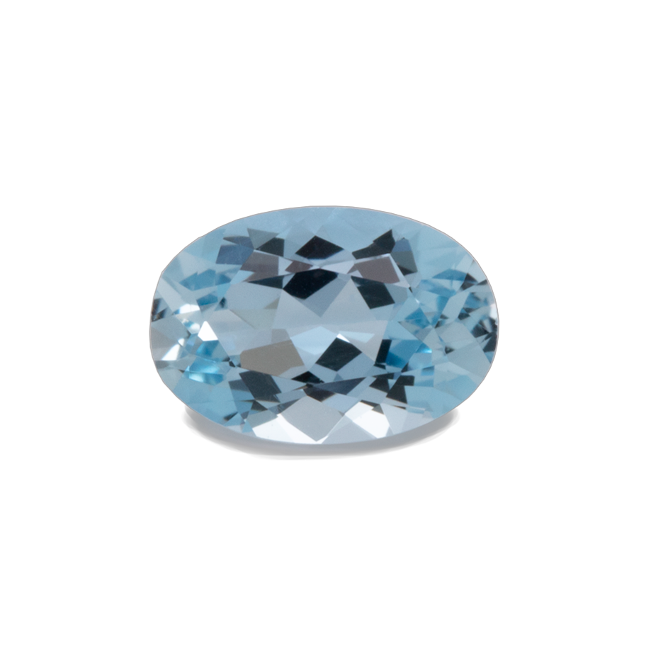 Aquamarin - AA, oval, 6x4 mm, 0,37-0,45 ct, Nr. A20002