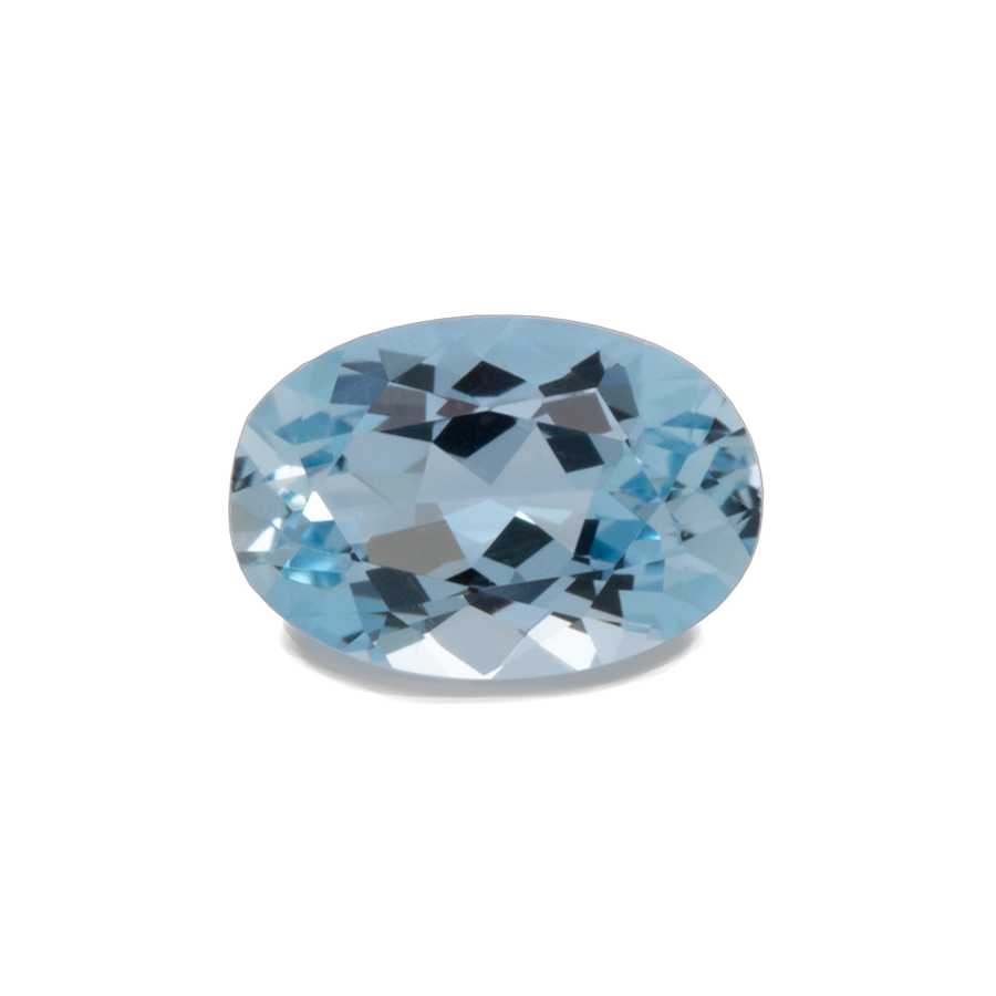 Aquamarin - AA, oval, 6x4 mm, 0,37-0,45 ct, Nr. A20002