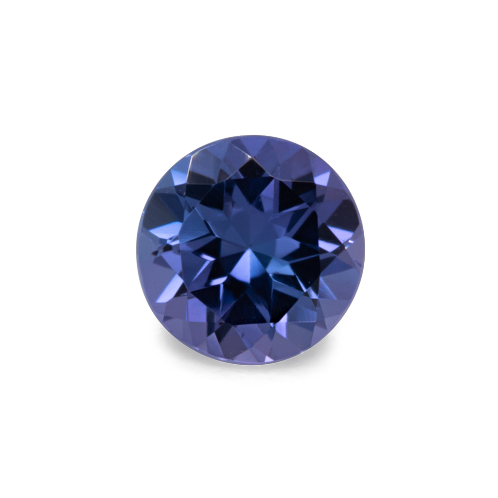Tansanit - blau, rund, 4.5x4.5 mm, 0.35-0.45 ct, Nr. TZ39003