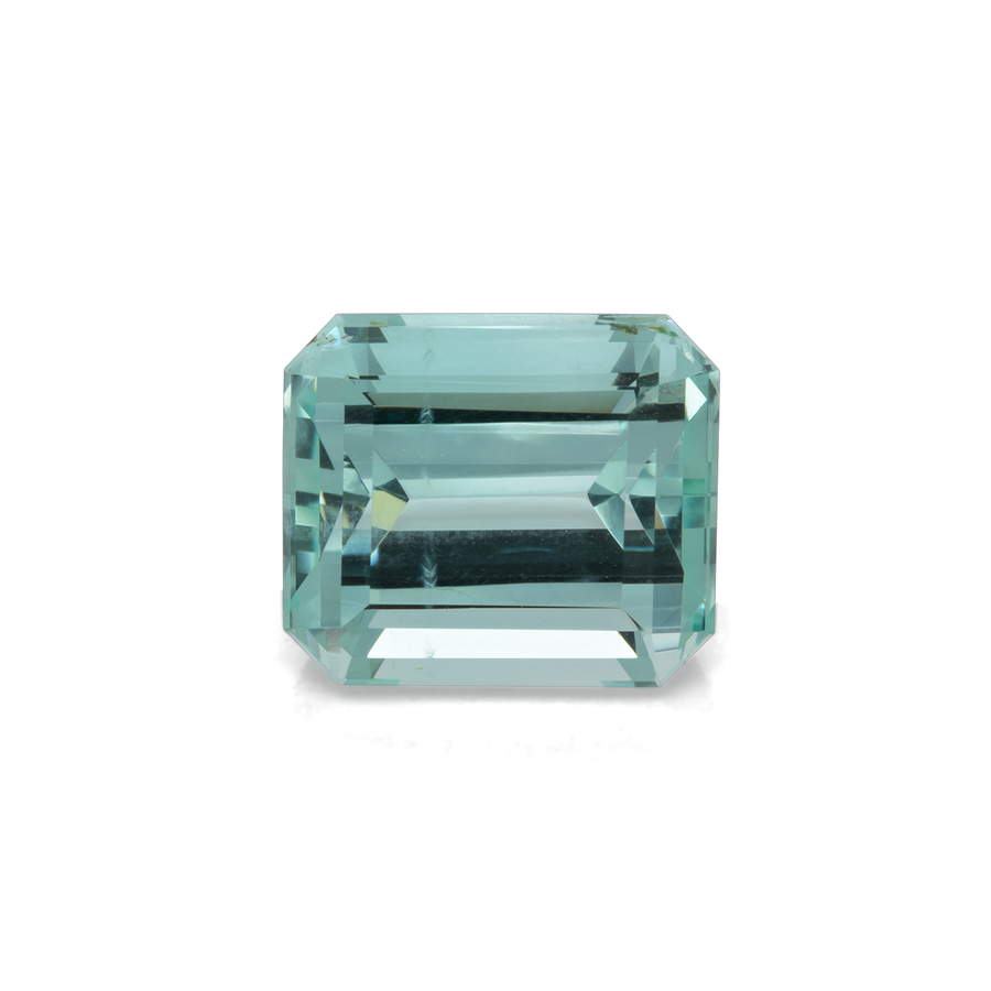 Beryll - grün, achteck, 10,2x8,7 mm, 4,03 ct, Nr. BY90030