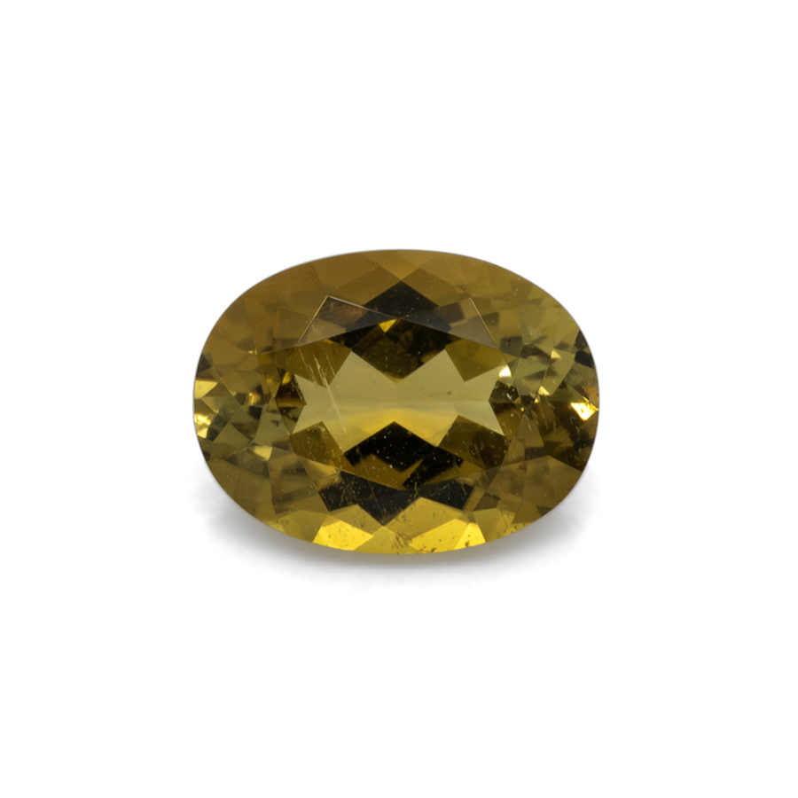 Tourmaline - yellow, oval, 8x6 mm, 1.31 ct, No. TR101328