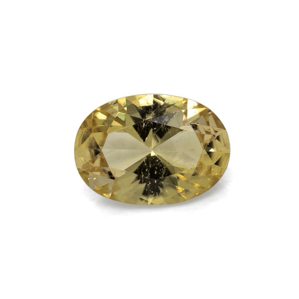 Turmalin - gelb, oval, 7.1x5 mm, 0.70 ct, Nr. TR101326