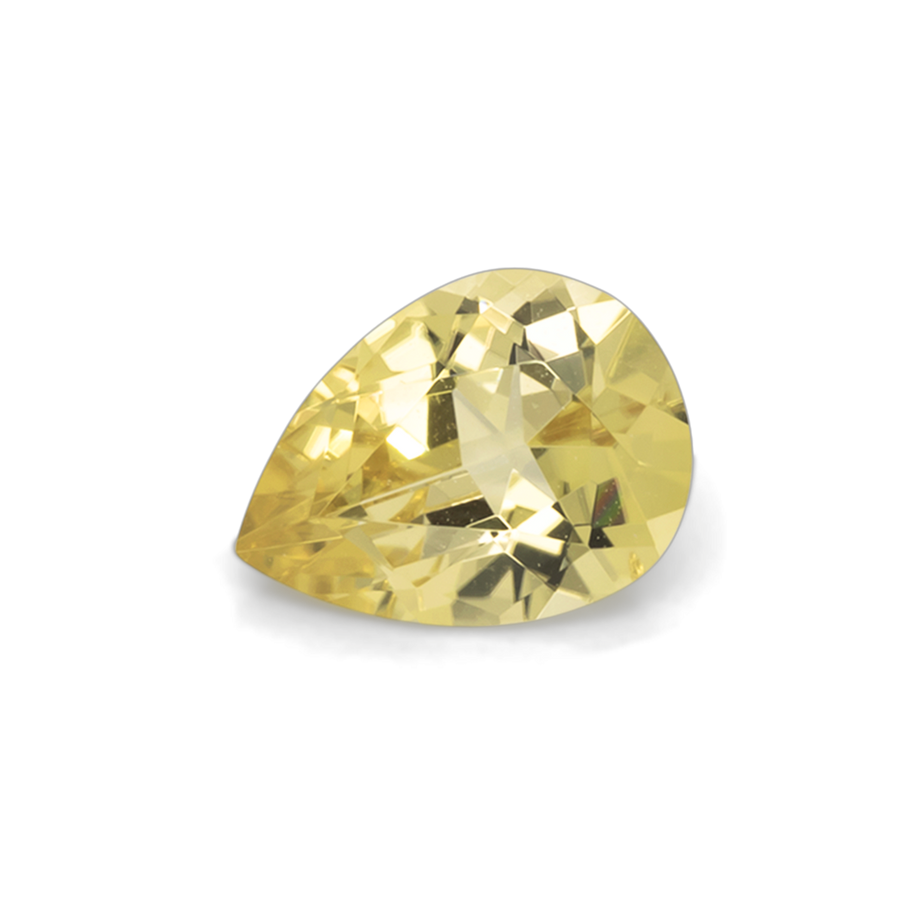 Tourmaline - yellow, pear, 8x6 mm, 0.99 ct, No. TR101315