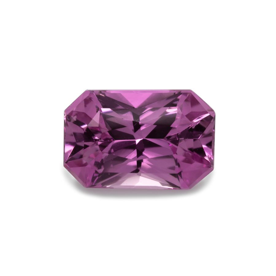 Saphir - rosa&lila, achteck, 6x4 mm, 0.60-0.65 ct, Nr. SR10001