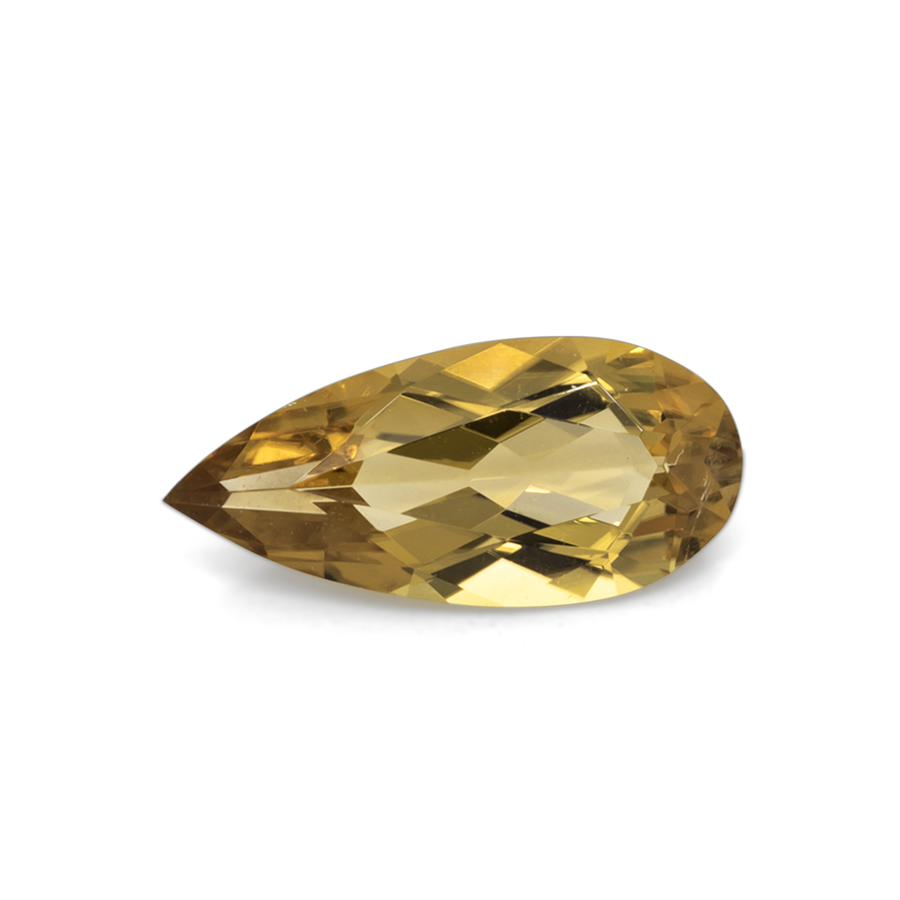Tourmaline - yellow, pear, 13x6 mm, 1.81 ct, No. TR101319