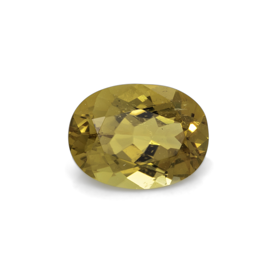 Tourmaline - yellow, oval, 8x6 mm, 1.30 ct, No. TR101327