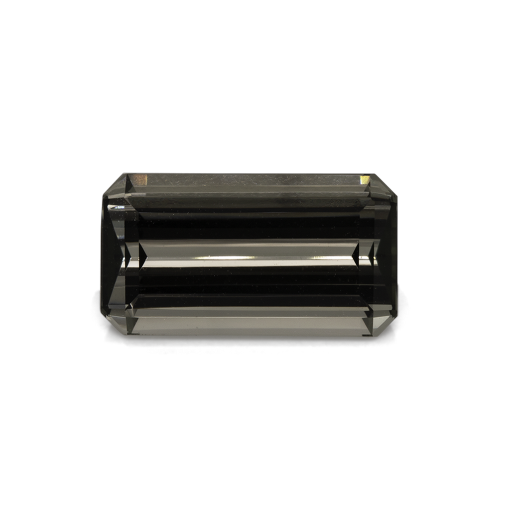Turmalin - grau/braun, achteck, 12,9x7,1 mm, 3,72 ct, Nr. TR991037