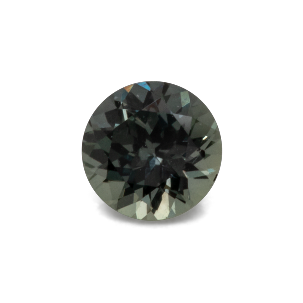 Saphir - grau, rund, 4x4 mm, 0.32 ct, Nr. XSR11219