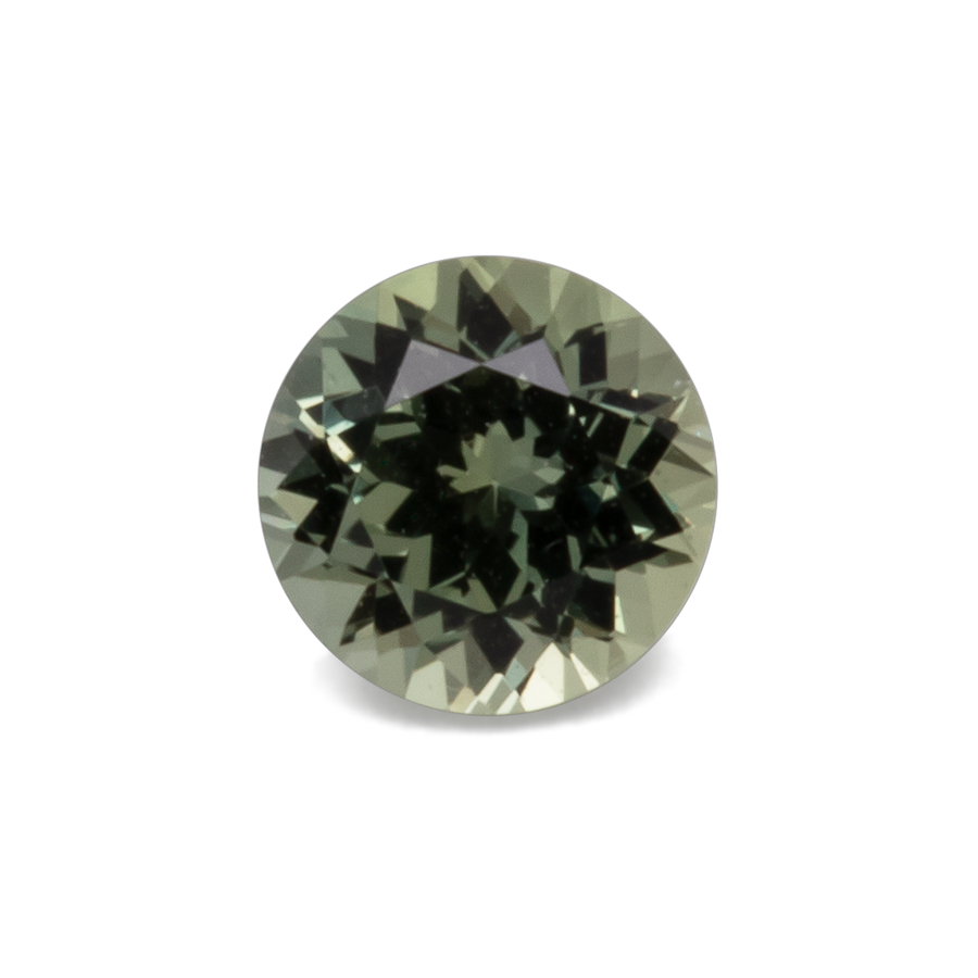 Saphir - grün, rund, 4.1x4.1 mm, 0.35 ct, Nr. XSR11194