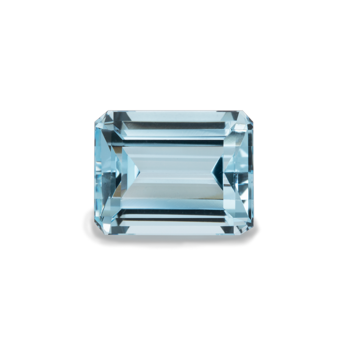 Aquamarin - A, achteck, 9x7 mm, 2,20 ct, Nr. A34001