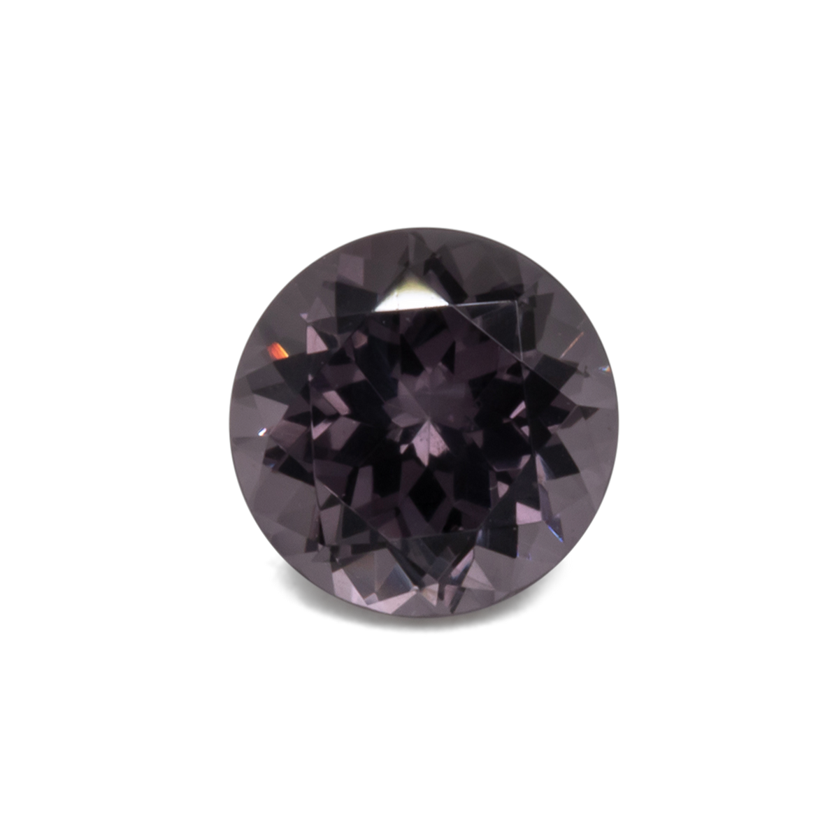 Spinell - lila/grau, rund, 5,1x5,1 mm, 0,55-0,59 ct, Nr. SP90018