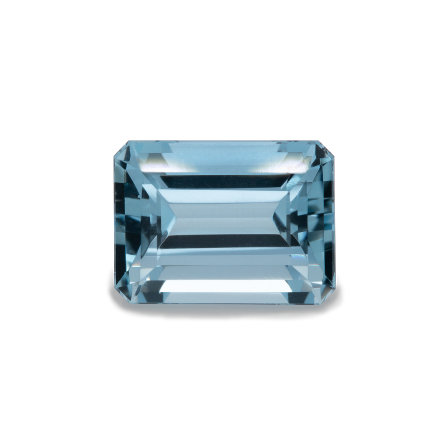 Aquamarin - AA, achteck, 8x6 mm, 1,45 ct, Nr. A33002
