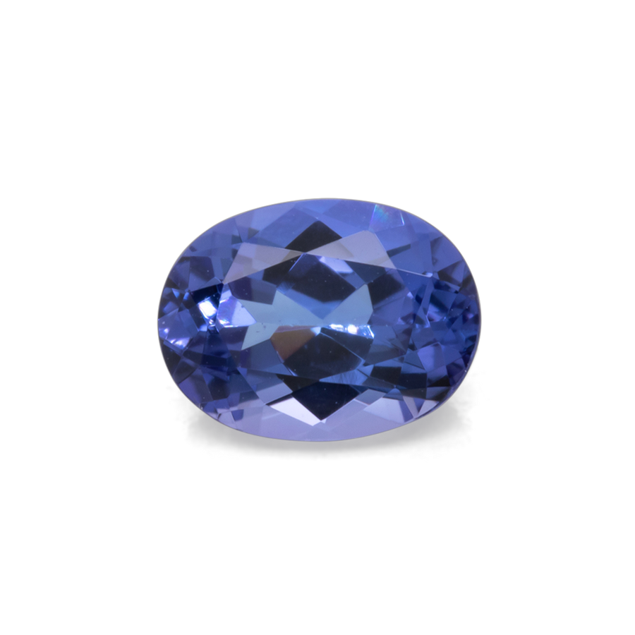 Tansanit - blau, oval, 8.1x6 mm, 1.46 ct, Nr. TZ99023