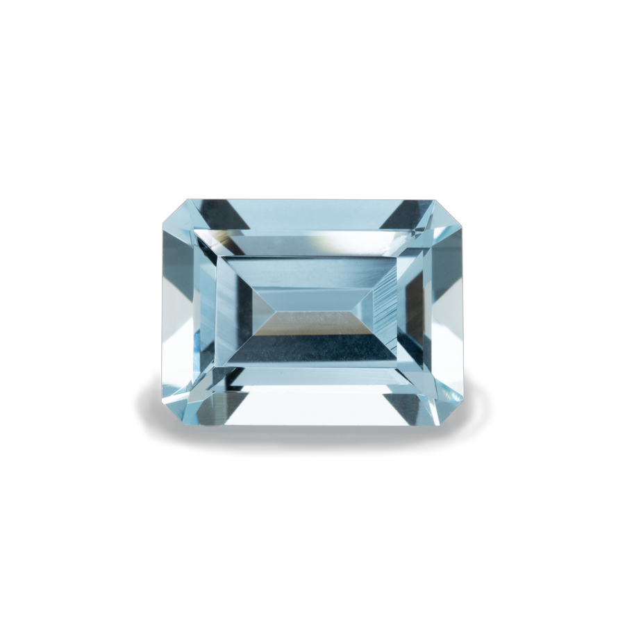Aquamarine - A, octagon, 8x6 mm, 1.30-1.40 ct,