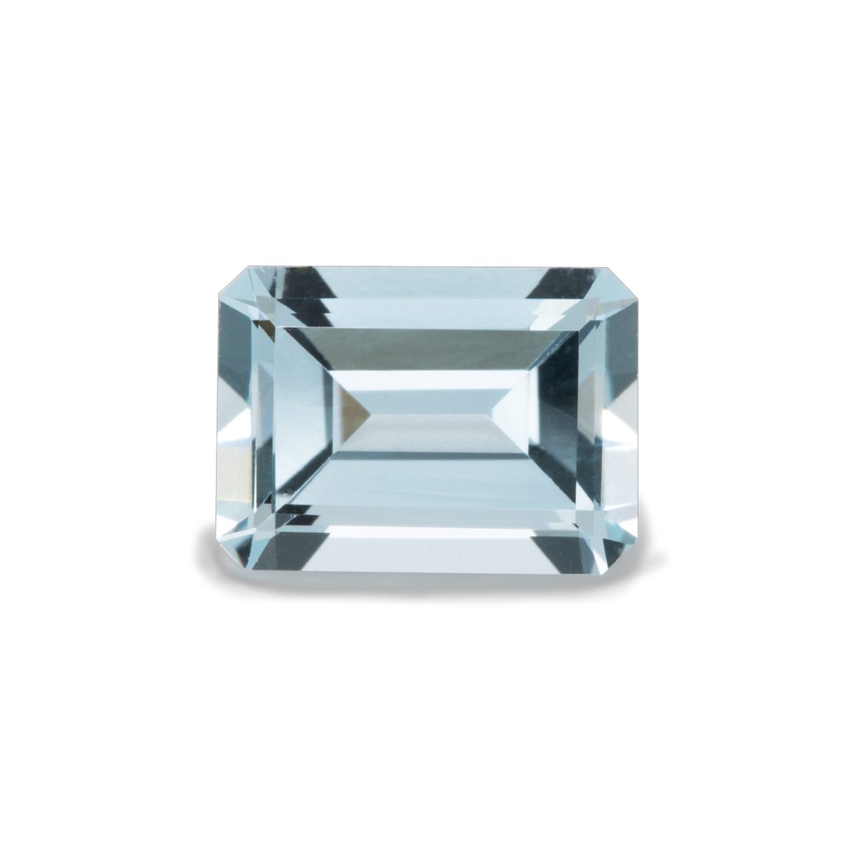Aquamarin - A, achteck, 7x5 mm, 0.84 ct, Nr. A32009