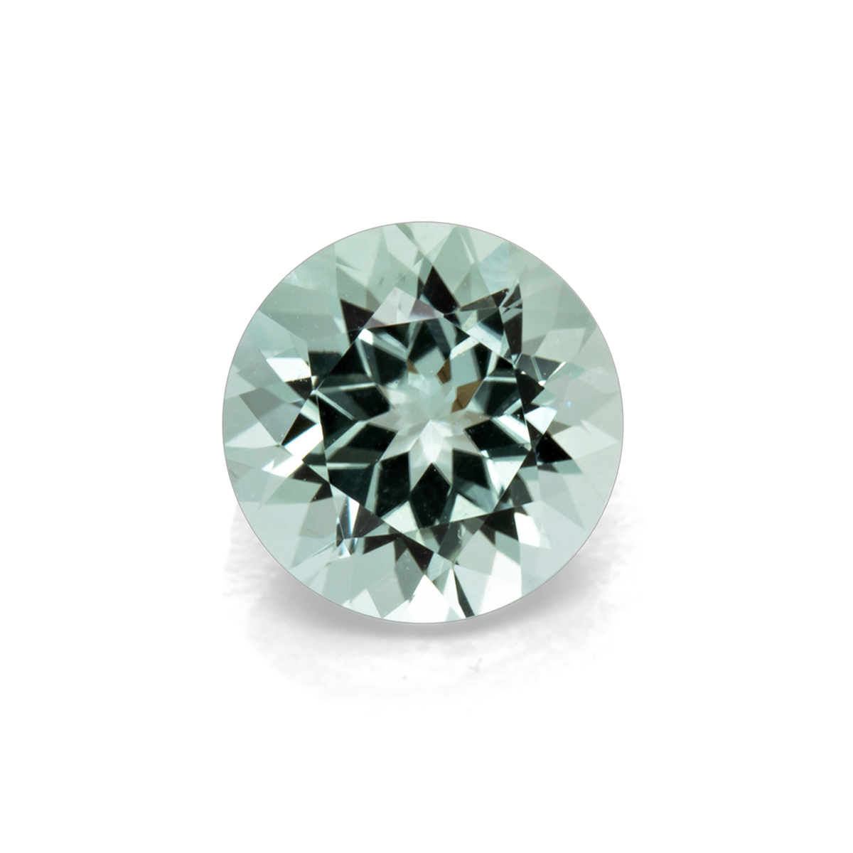 Tourmaline - green, round, 7x7 mm, 1.23 ct, No. TR991056