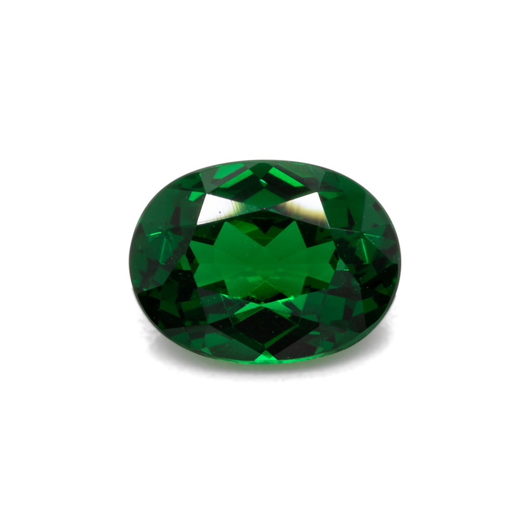 Tsavorite - green, oval, 8x6 mm, 1.47 ct, No. TS91007