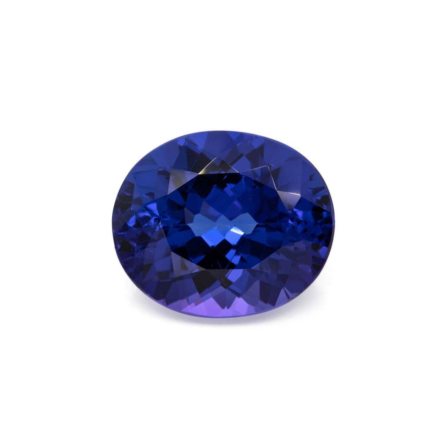 Tansanit - blau, oval, 13x11 mm, 6.64 ct, Nr. TZ99024