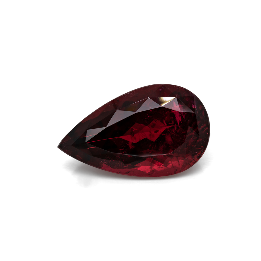 Turmalin - rot, birnform, 20x13 mm, 13.11 ct, Nr. TR991058