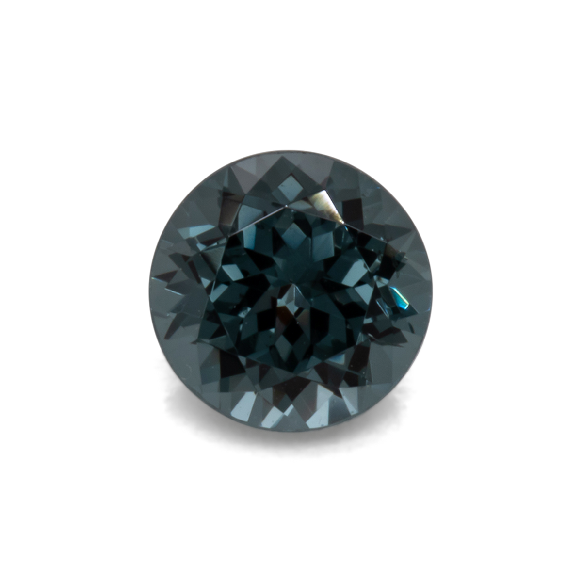 Spinell - grau, rund, 5.1x5.1 mm, 0.60 ct, Nr. SP90056