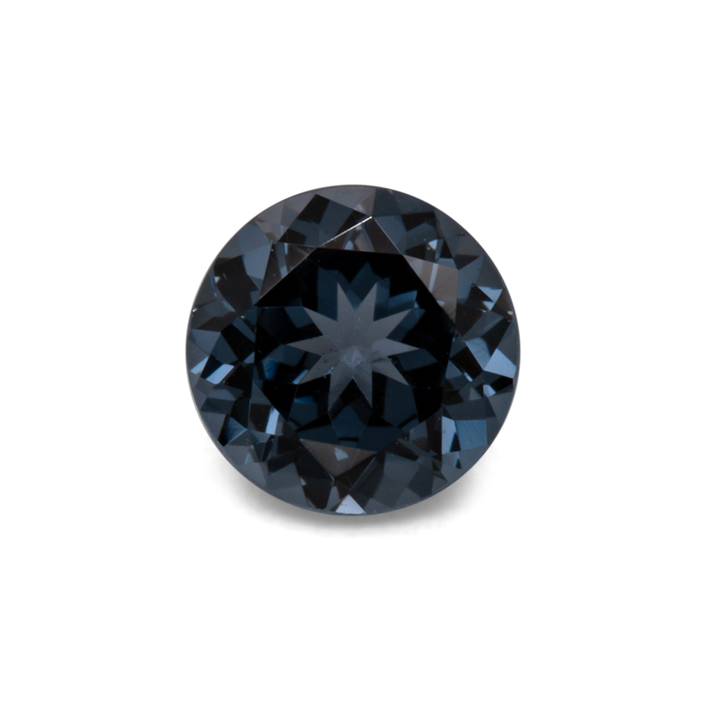 Spinell - grau, rund, 5.5x5.5 mm, 0.67 ct, Nr. SP90050