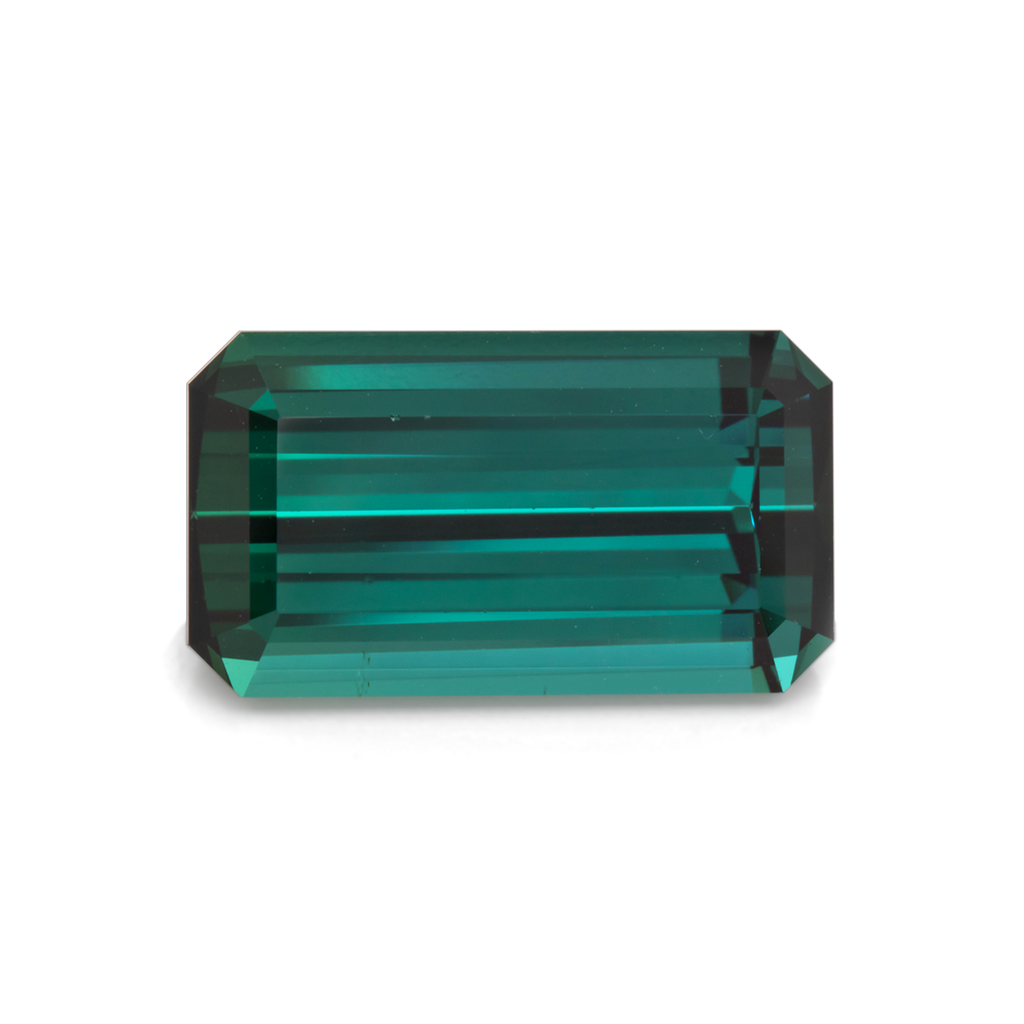 Tourmaline - green, octagon, 16.6x9.3 mm, 9.57 ct, No. TR991065