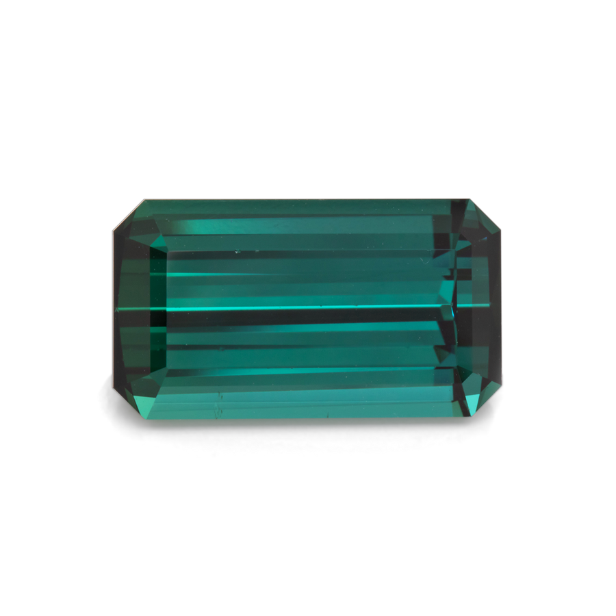 Tourmaline - green, octagon, 16.6x9.3 mm, 9.57 ct, No. TR991065