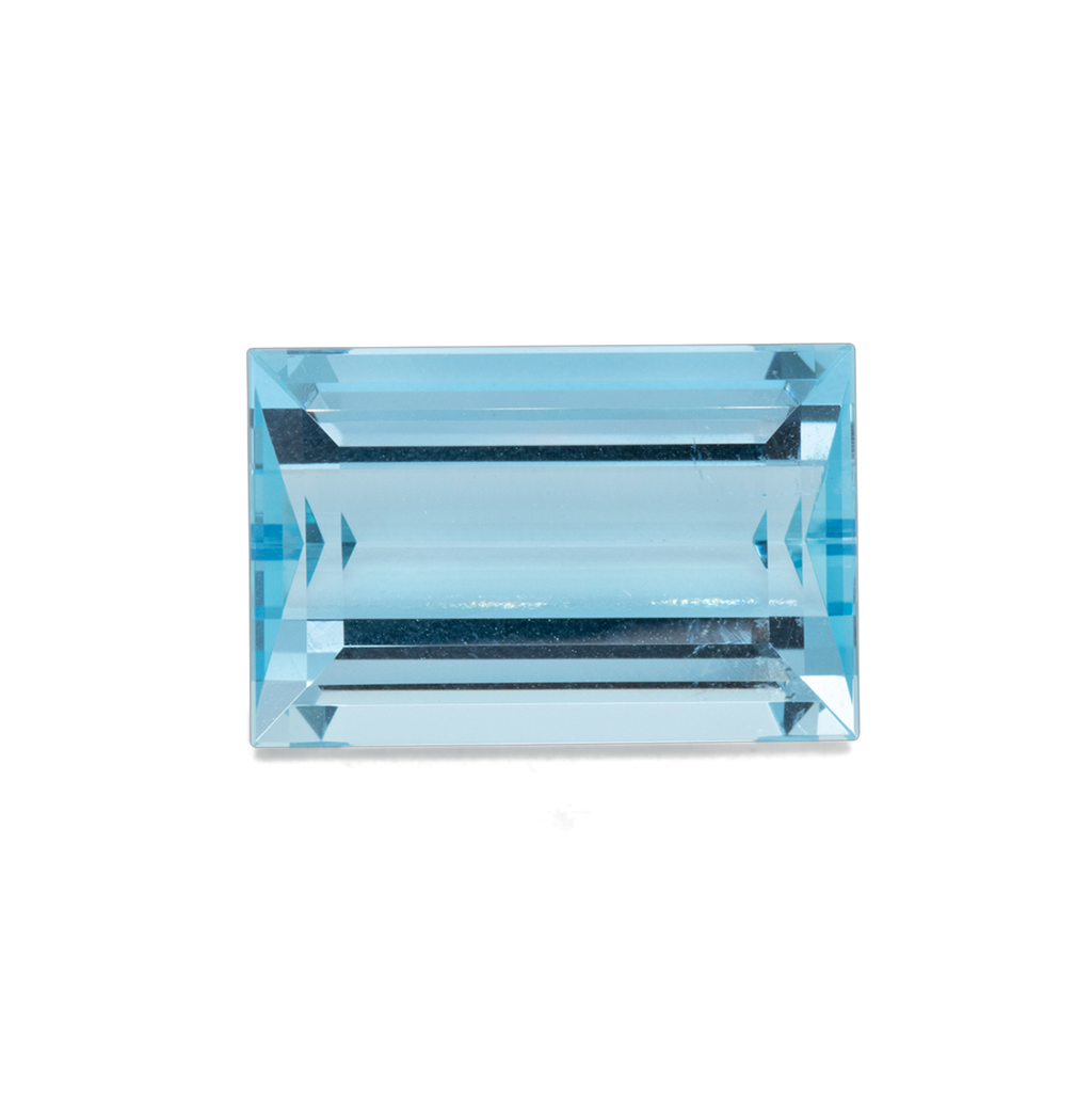 Aquamarine - AAA, rectangle, 15x10 mm, 7.20 ct, No. A99069
