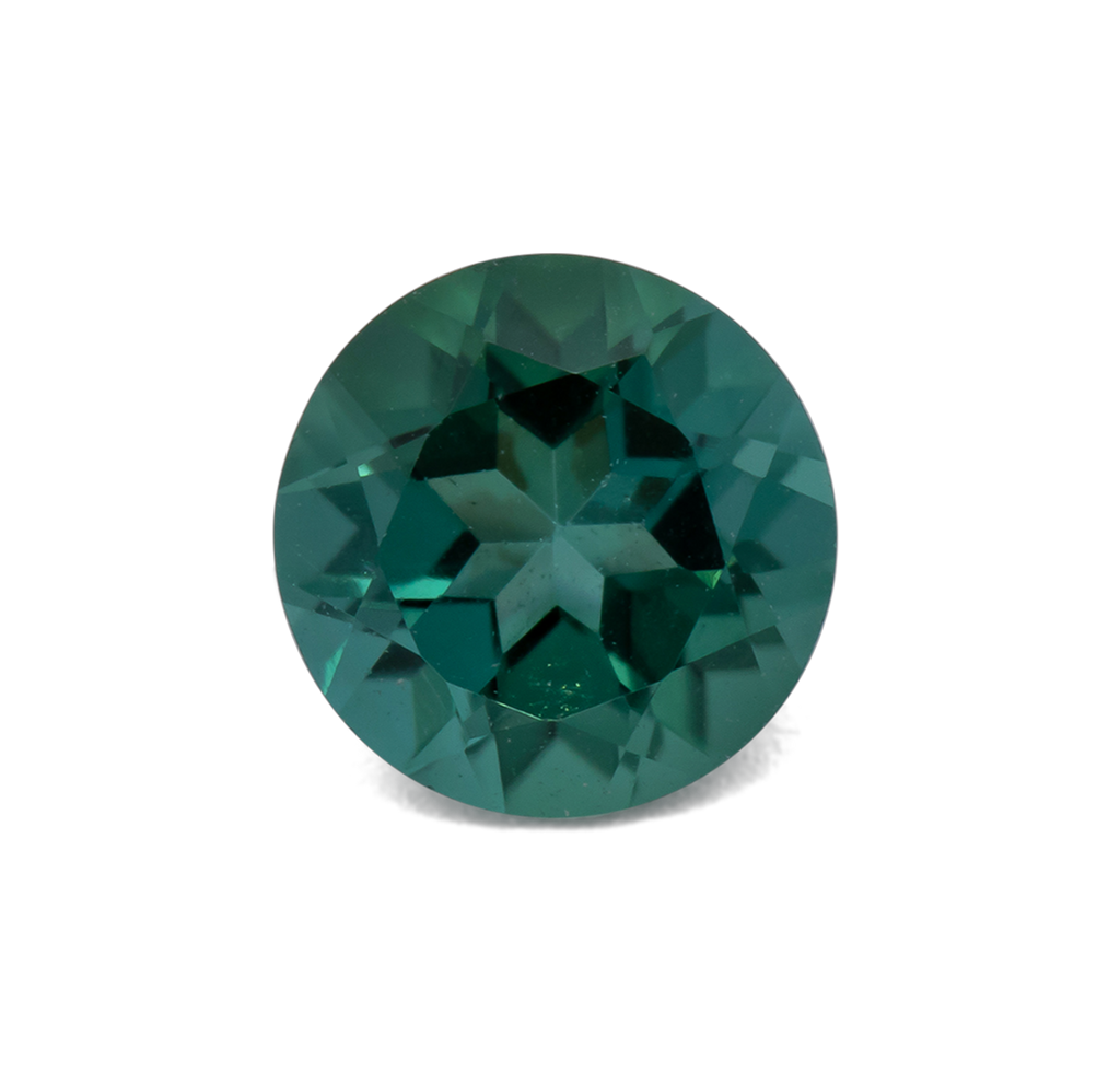 Turmalin - grün, rund, 5.5x5.5 mm, 0.52 - 0.64 ct, Nr. TR991063