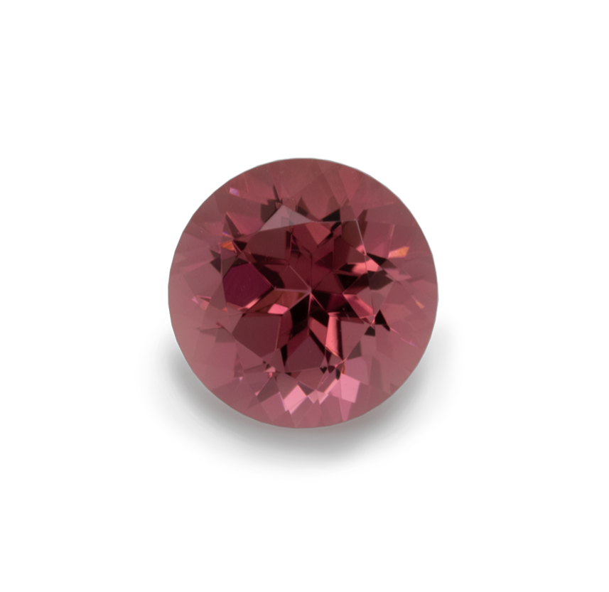 Tourmaline - light pink, round, 6x6 mm, 0.79-0.92 ct, No. TR60003