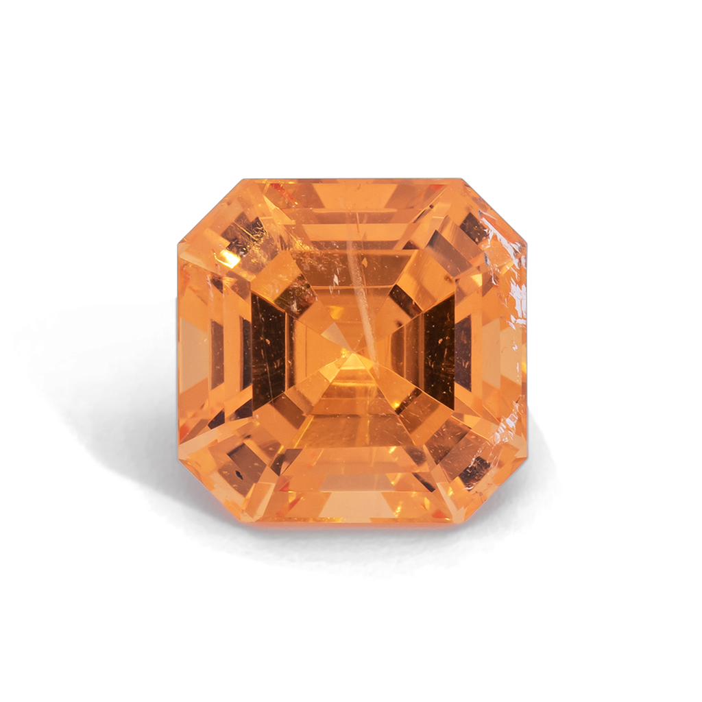 Mandarin Garnet - orange, asscher, 7x7 mm, 2.03 ct, No. MG99009