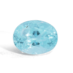 Paraiba Turmalin - blau, oval, 6x4.6 mm, 0.59 ct, Nr. PT90018