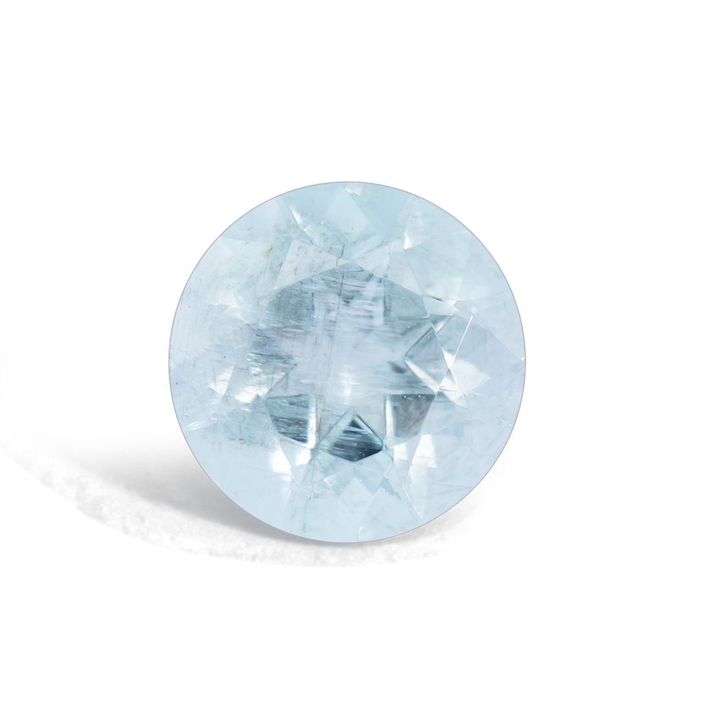 Aquamarine A - blue, round, 6x6 mm, 0.70 ct, No. A990107