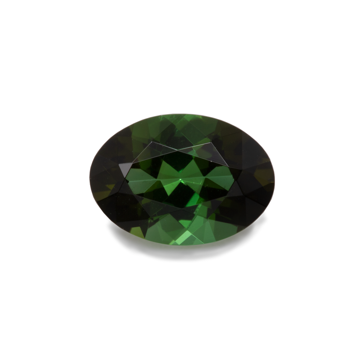 Tourmaline - green, oval, 7x5 mm, 0.72 ct, No. TR27001