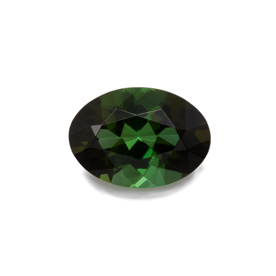 Tourmaline - green, oval, 7x5 mm, 0.72 ct, No. TR27001