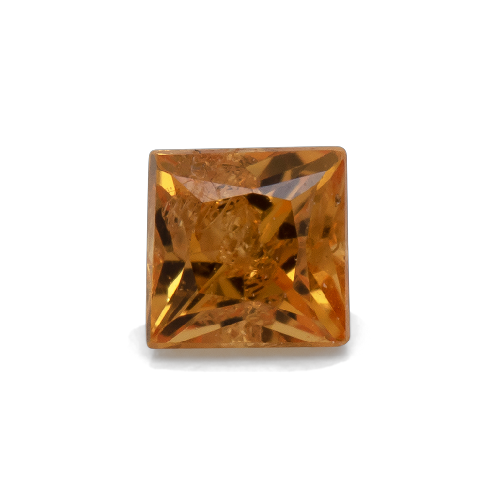 Sapphire - yellow, rectangle, 2.3x2.3 mm, 0.09 - 0.11 ct, No. XSR11251