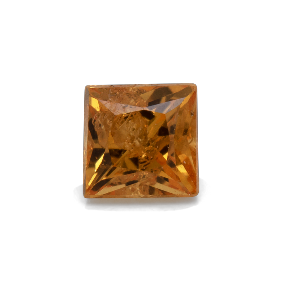 Saphir - gelb, rechteck, 2.3x2.3 mm, 0.09 - 0.11 ct, Nr. XSR11251
