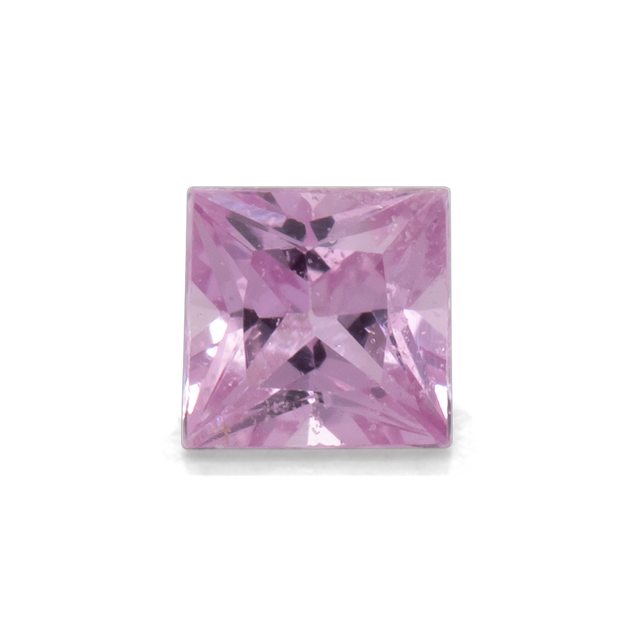Saphir - rosa, rechteck, 2.3x2.3 mm, 0.08 - 0.09 ct, Nr. XSR11247