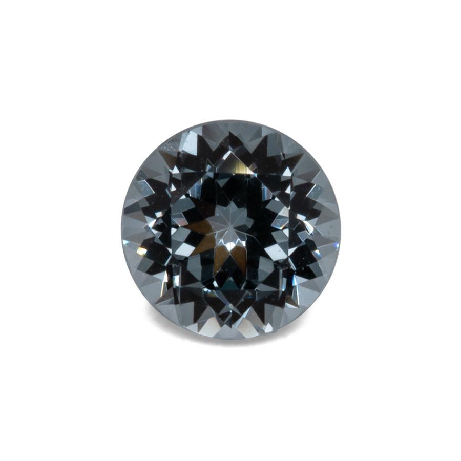 Spinell - blau&grau, rund, 5.1x5.1 mm, 0.57 ct, Nr. SP90012