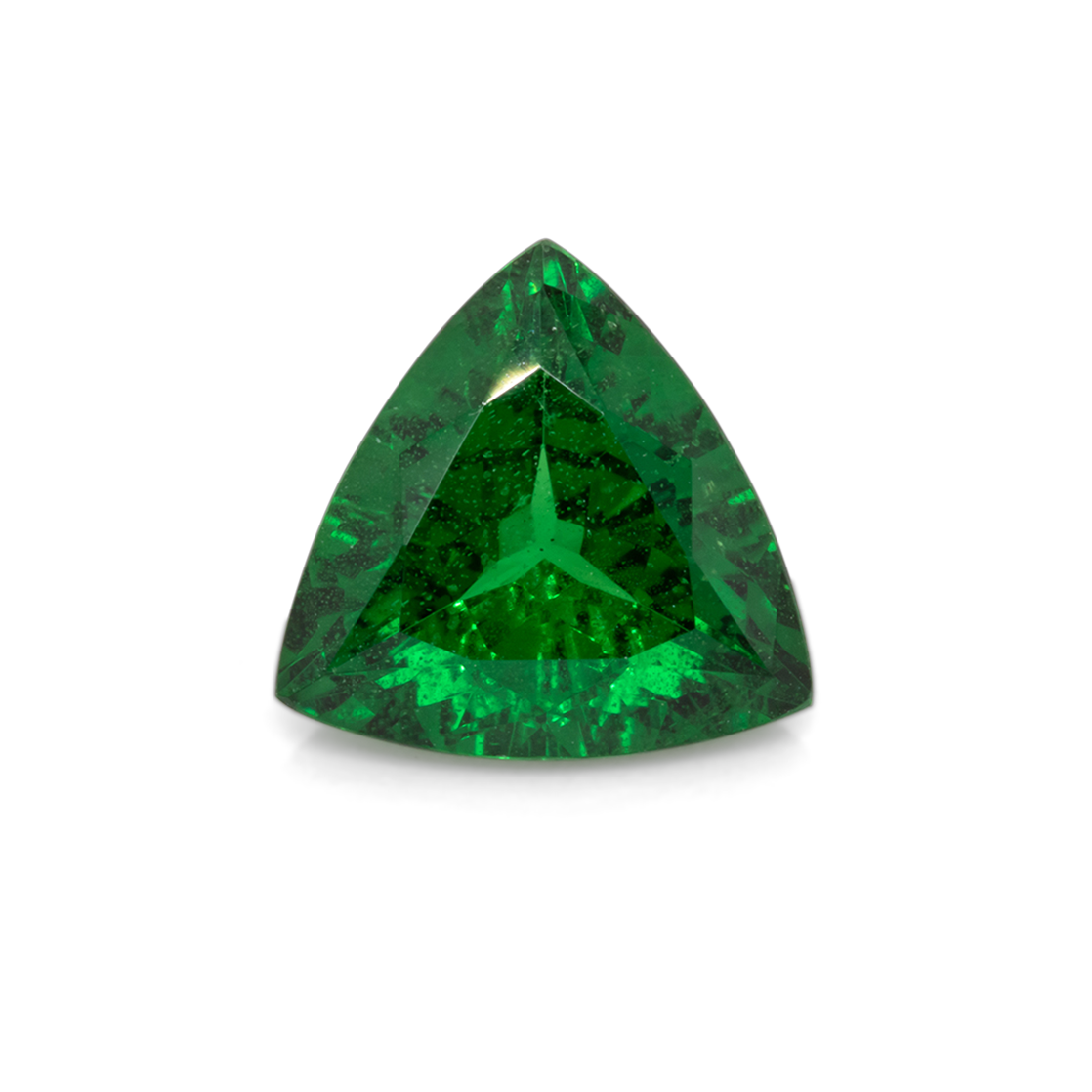 Tsavorit - grün, trillion, 10x10 mm, 2.72 ct, Nr. TS91006