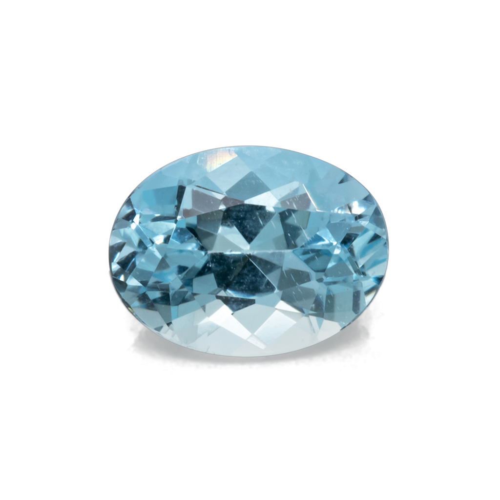 Aquamarine - AA, oval, 8x6 mm, 1.08 - 1.14 ct, No. A99045