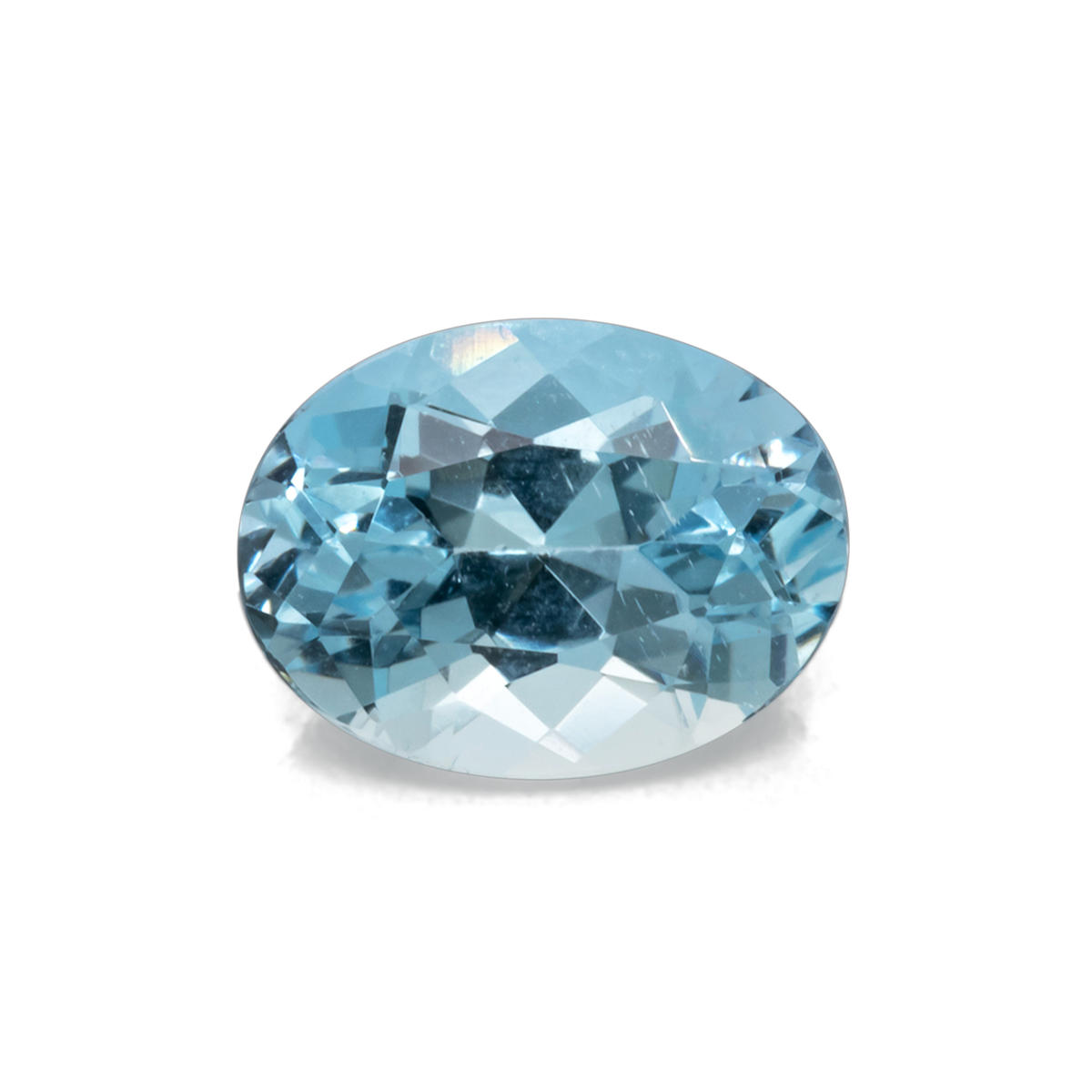 Aquamarine - AA, oval, 8x6 mm, 1.08 - 1.14 ct, No. A99045