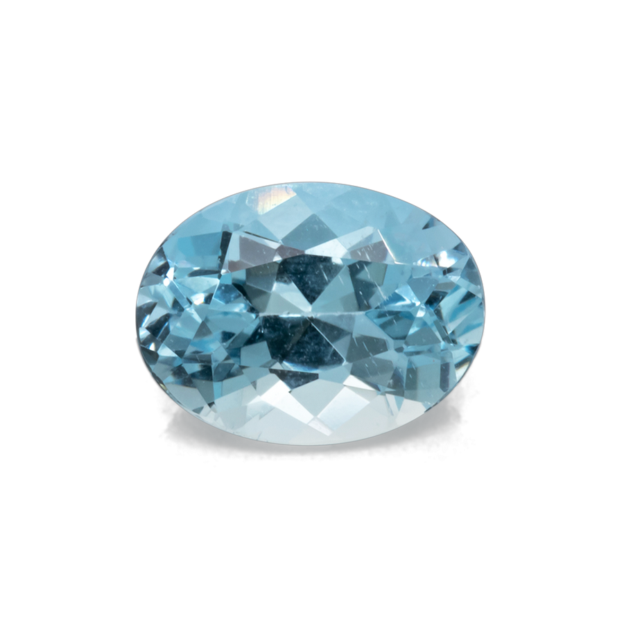Aquamarin - AA, oval, 8x6 mm, 1.08 - 1.14 ct, Nr. A99045