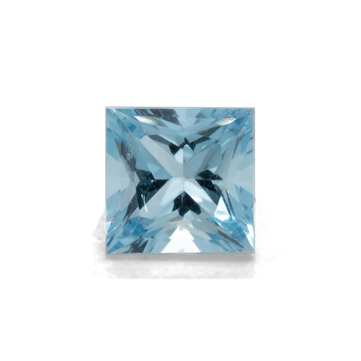Aquamarine - AA, rectangle, 4x4 mm, 0.27 - 0.31 ct, No. A99046