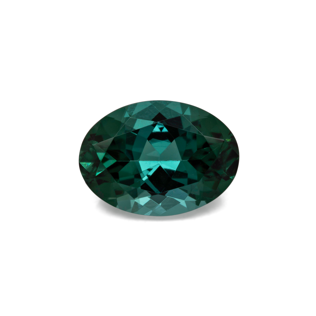 Tourmaline - green, oval, 7x5 mm, 0.70 - 0.79 ct, No. TR27002