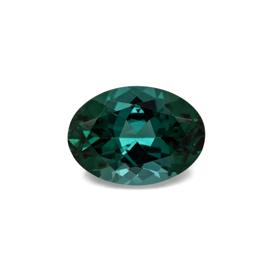 Tourmaline - green, oval, 7x5 mm, 0.70 - 0.79 ct, No. TR27002