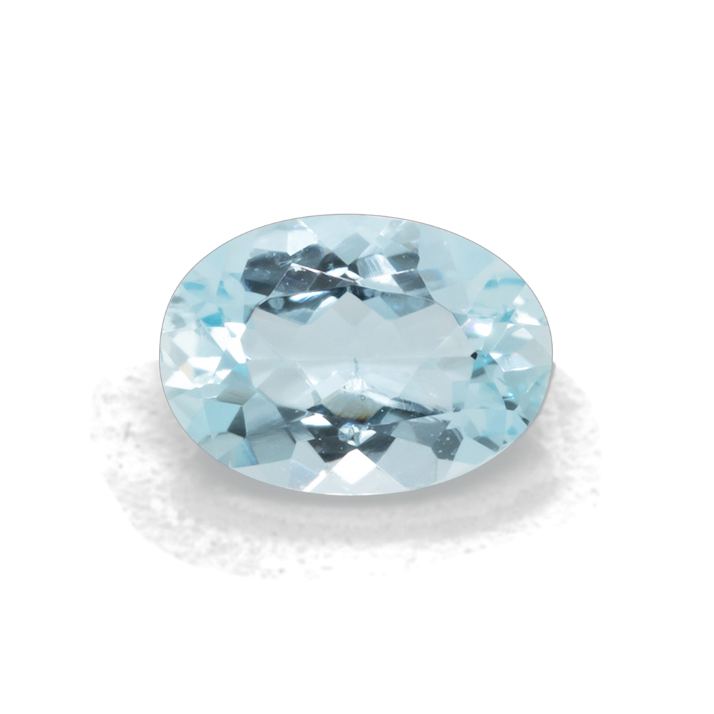 Aquamarin - AA, oval, 7x5 mm, 0.62 - 0.65 ct, Nr. A99052