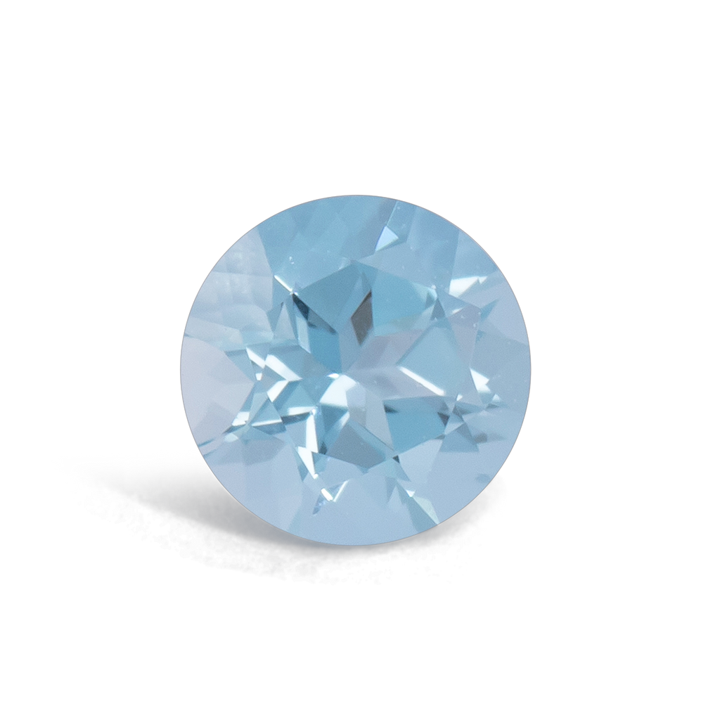 Aquamarin - AA, rund, 3.5x3.5 mm, 0.13 - 0.15 ct, Nr. A99064